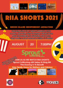 RIIA Shorts 2021 Screening @ Sprout CoWorking Providence, 166 Valley St, Building 6M Suite 103, Providence, RI 02909