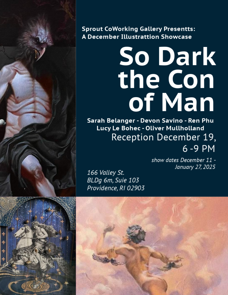 So Dark the Con of Man Art Exhibit