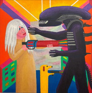 heavy metal art show at sprout gallery